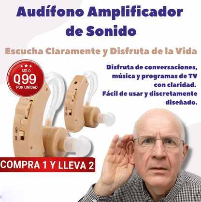 (Super 2x1) HearMax™ - Audifono Amplificador Para Discapacidad Auditiva