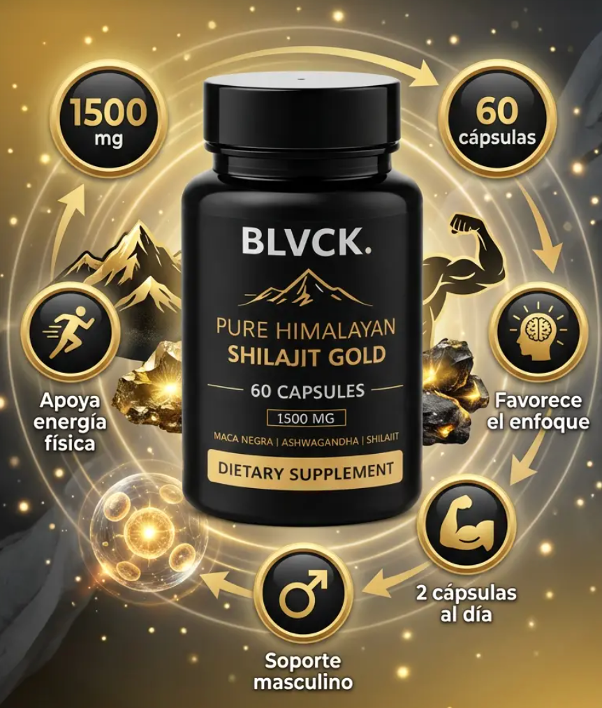 (SUPER 2X1) BLVCK PURE SHILAJIT GOLD - 60 CAPS