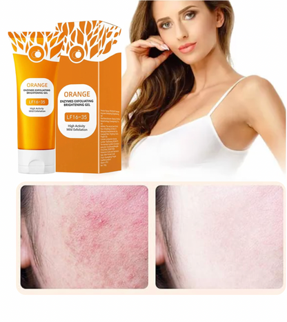 Gel exfoliante iluminador con enzimas de naranja